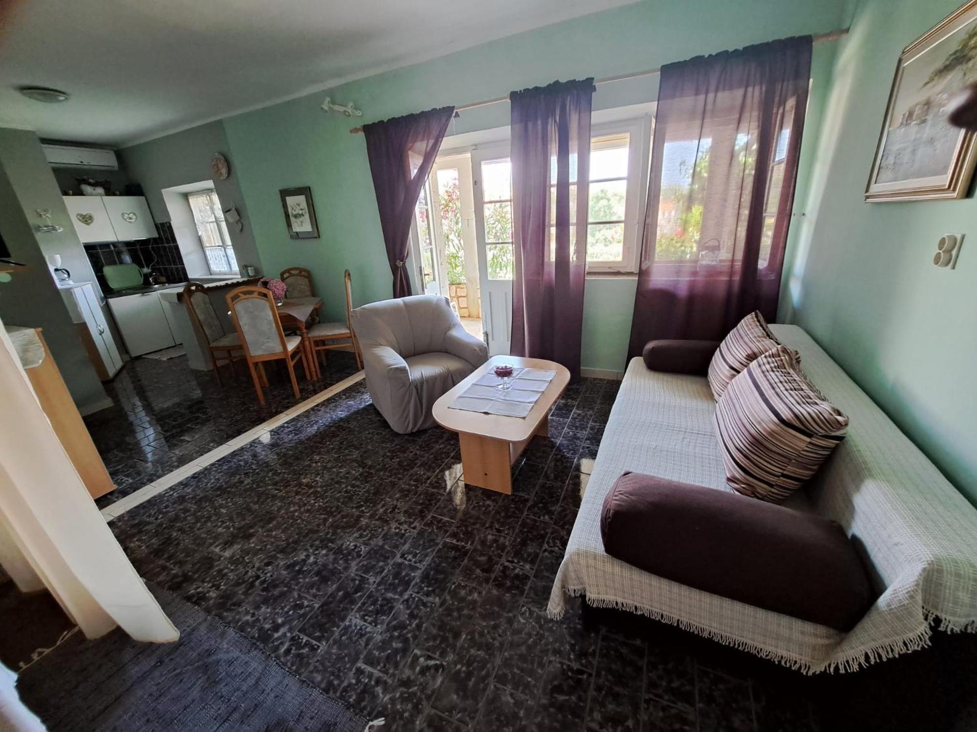 Apartmani Dusica Lumbarda Buitenkant foto